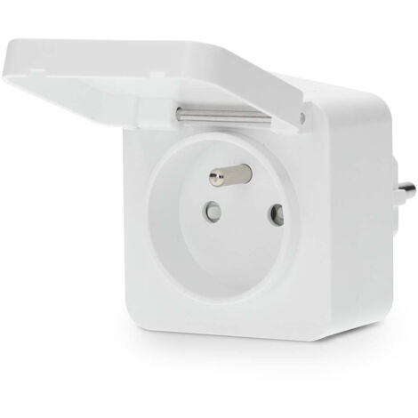 PRISE INTELLIGENTE SMARTLIFE  ZIGBEE 3.0  IP44  WATTMÈTRE  3680 W  FRANCE TYPE E (CEE 7/6)  0 - 55 °C  ANDROID IOS 
