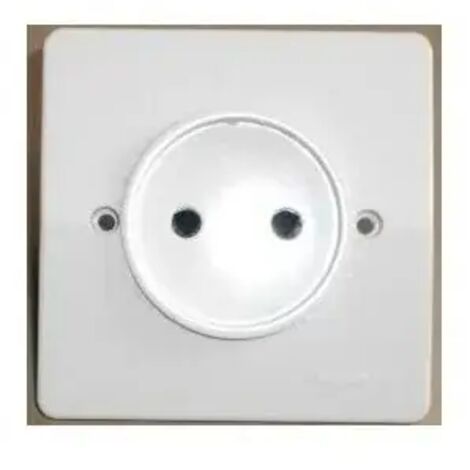 Prise Legrand Neptune 2P Sans Terre Blanc 80522