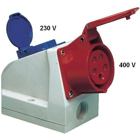 Prise Murale CEE 16A 400V Avec Prise De Courant De Sécurité 92156F