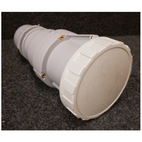 Prise mobile 2P+T 63A femelle clapet gris 50-250V CC 3h étanche IP66/IP67 OPTIMA