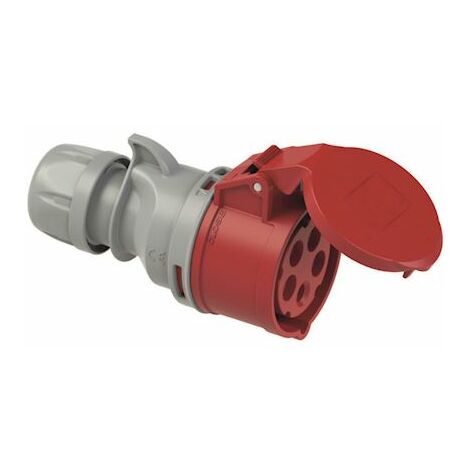 prise mobile - droite - 16a - 3p+n+t - 380 à 415v - ip44 - bizline 701109