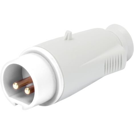 Prise mobile droite IP44 2P 16A 20-25V 40-50V 50/60 Hz Câblage à vis