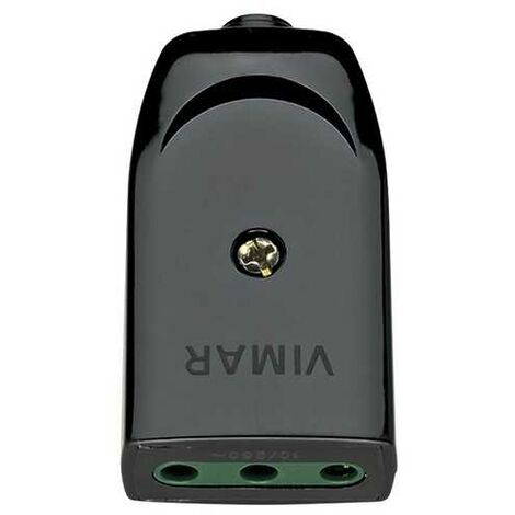Prise mobile Sicury 2P+T 10A P11 Axiale Noir