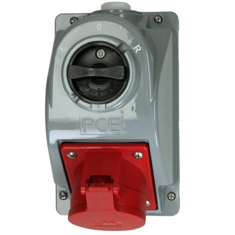 Prise murale CEE 32A 400V avec interrupteur réversible 960625501