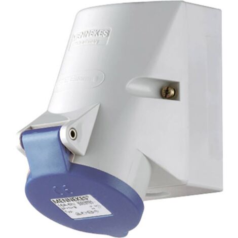 Prise murale femelle CEE 16 A 3 pôles MENNEKES TwinCONTACT 1720 230 V blanc, bleu 1 pc(s)