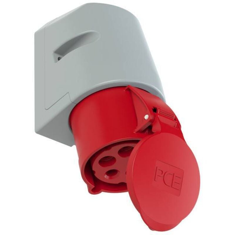 Prise murale femelle cee 32 a 5 pôles PCE pc electric 125-6TT 400 v 1 pc(s)