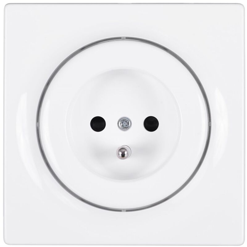 Prise de courant Fibaro Walli n Type e Blanc