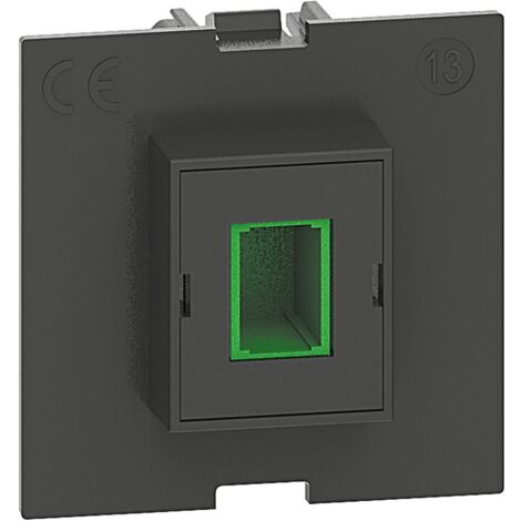 Prise optique SC/APC simplex Living Now 2 modules BTICINO BTK4268SCA