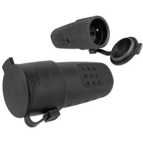 Prise portable en caoutchouc D.3157L 250V