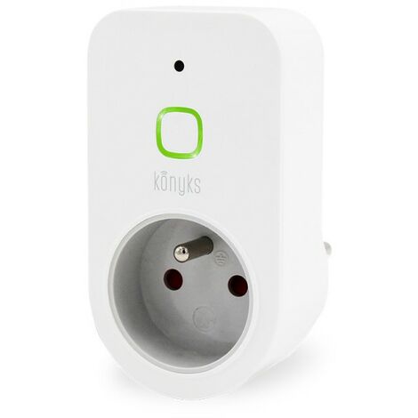 Prise Priska+ connectée WiFi avec mesure d'énergie - Konyks