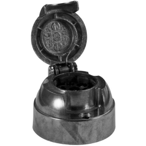 Prise remorque 7pol. metal 12V