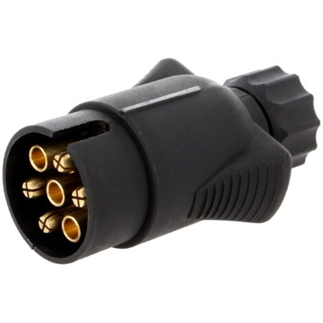 Prise remorque male 7PIN 12VDC pour cable 7mm