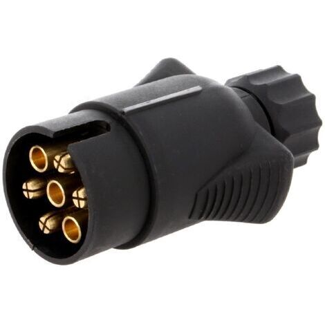 Prise remorque male 7PIN 12VDC pour cable 7mm