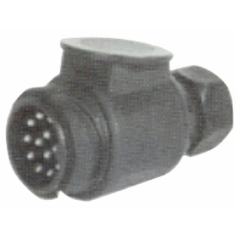 Prise remorque mâle plastique 12 V 13 plots
