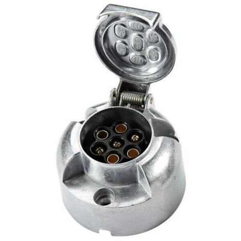 Prise remorque metal femelle 7 broches