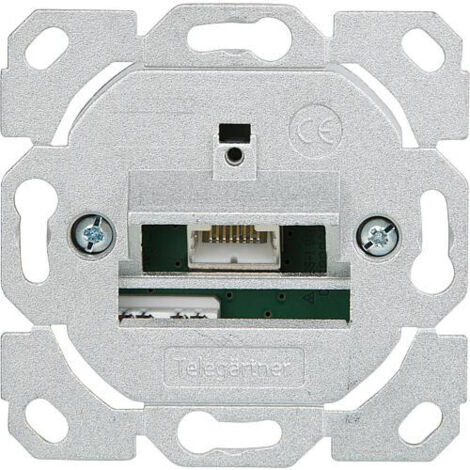 Prise réseau encastré insert CAT 6 1 port Telegärtner 100022960 Q014481