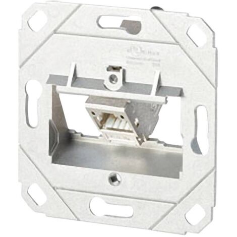 Prise réseau encastré insert CAT 6a 1 port Metz Connect 130B11D11200-E R01254