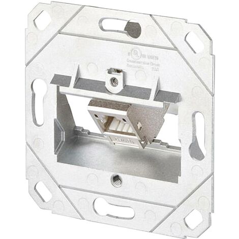 Prise réseau encastré insert CAT 6a 1 port Metz Connect 130B12D11200-E R01136