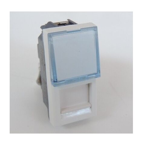 Prise réseau RJ45 CAT6 FTP blanche 1 module (24973) AXOLUTE BTICINO HD4279C6F