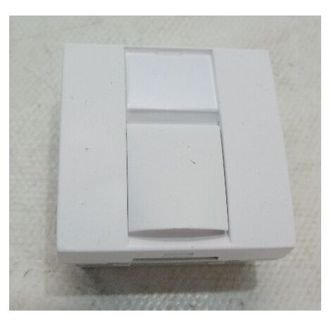 Prise réseau RJ45 CAT6 STP blindée blanche format 45X45mm S-one Altira SCHNEIDER ELECTRIC ALB44346N