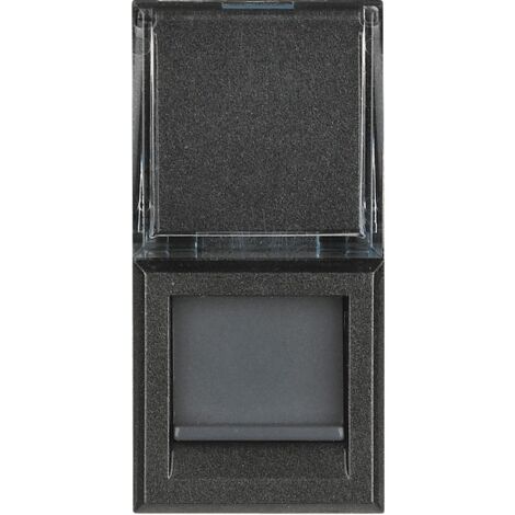 Prise RJ 45 Axolute Cat. 6A STP Anthracite 1 module BTICINO HS4279C6A