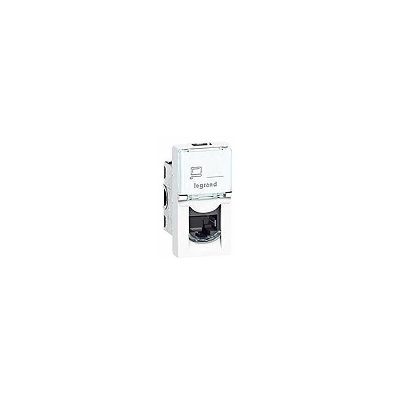 Prise RJ45 Legrand mosaic - cat. 5E - utp - 1 mod - blanc - LCS² Legrand LEG076551