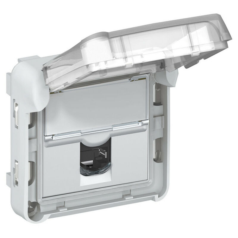 Legrand - Prise RJ45 catégorie5e ftp Plexo composable IP55 gris (069557)