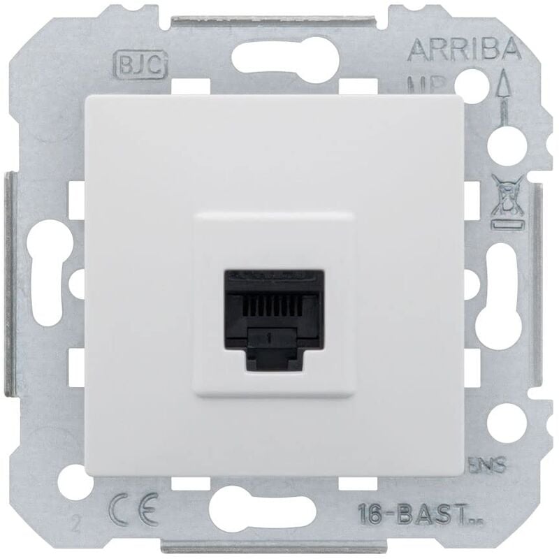 Siemens Delta Viva Prise Rj45 Catégorie 6 Blanc Sie003490