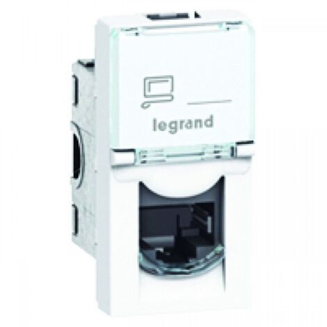 PRISE RJ45 C6 STP MOSAIC 1 MODULE LEGRAND 076563