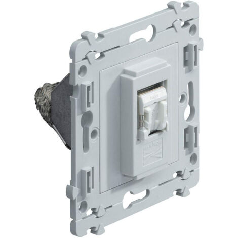 Prise RJ45 Cat.5e Hager Kallysta Blanche