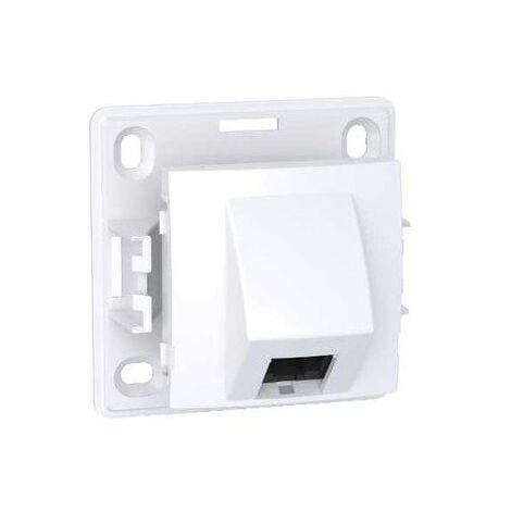 Prise double RJ11 + RJ45 sans plaque, Cat.6 UTP, crème - Sedna Schneider  SDN5200123 - Vente en ligne de matériel électrique