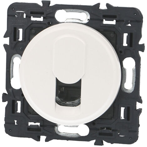 Prise RJ45 cat.6 FTP blanche Legrand Céliane™ - Blanc