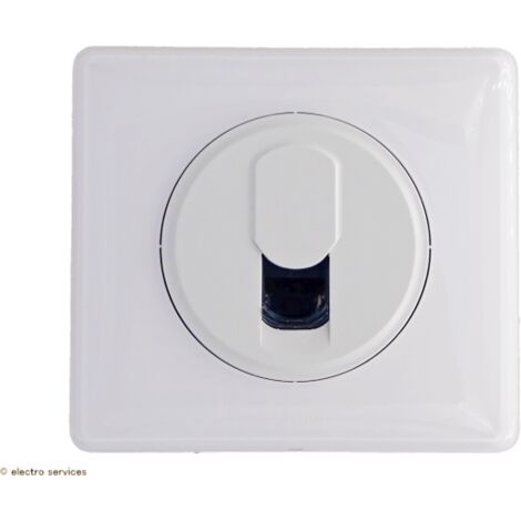 Prise RJ45 cat.6 FTP Céliane Complet Blanc  Griffes: Avec griffes