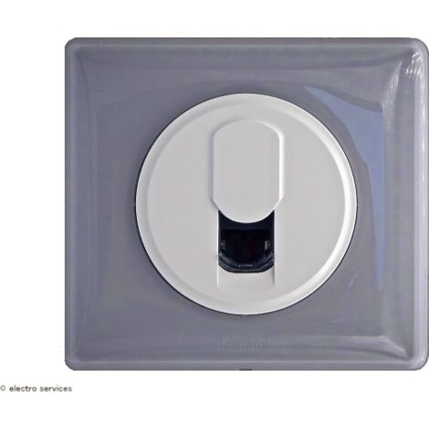 Prise RJ45 cat.6 FTP Céliane Complet Gris Perle  Griffes: Sans griffes