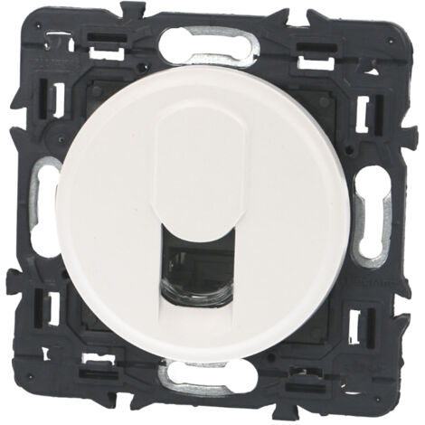 Schneider Electric LexCom Home – Prise RJ45 S-One Cat.6 STP Blindée | Connectivité Haut Débit Stable Et Esthétique Pour Votre Maison Connectée