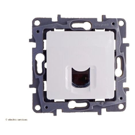 Prise RJ45 cat.6 FTP Legrand Niloe  Finition: Blanc