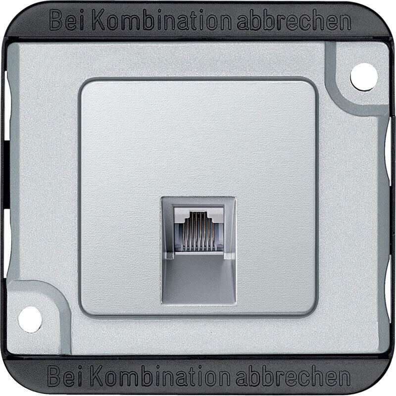 Prise de communication RJ45 Anti-vandalisme - cat.6 STP - Schneider Electric - MTN470660
