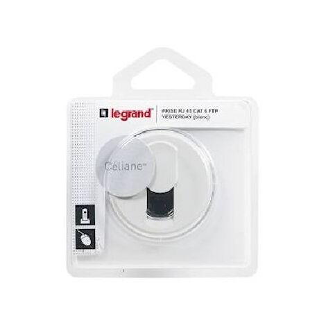 PRISE RJ45 CAT6 STP CELIANE BLANC LEGRAND 067719