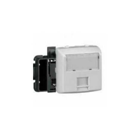 Prise RJ45 - Catégorie 6 FTP - 9 contacts saillie composable - Blanc - Legrand