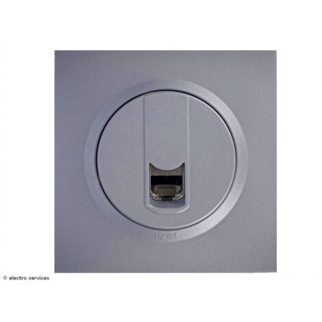 Prise RJ45 Catégorie 6 FTP Dooxie complet Alu Griffes: Sans griffes
