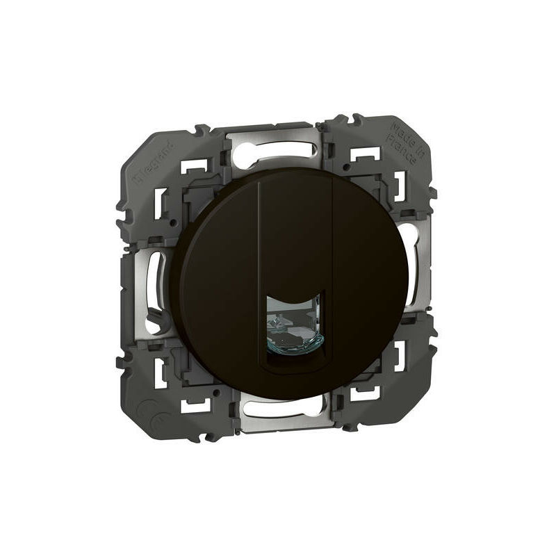 Prise RJ45 catégorie 6A stp grade 3 dooxie finition noir (600574)