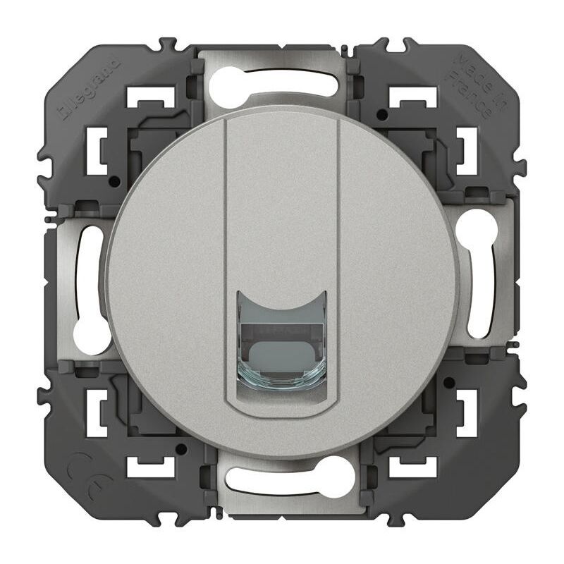 Legrand - Prise RJ45 catégorie 6A stp Dooxie finition alu 600474