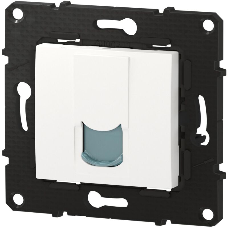 Prise RJ45 multimédia catégorie6 ftp Altège finition Neige bticino BTAL45DD