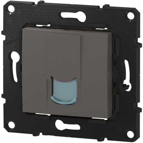 Prise RJ45 multimédia catégorie6 FTP Altège finition Nuage BTICINO BTAL45CD