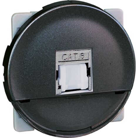 Prise RJ45 Multimédia STP Cat.6 Grade 3 - COMETE Couleur Vulcain