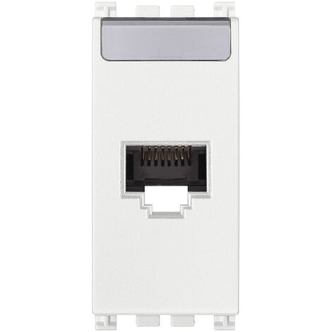 Prise RJ45 Netsafe Cat5E UTP Blanc Arkè