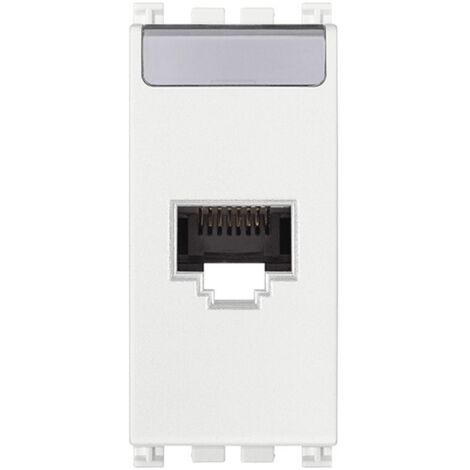 Prise RJ45 Netsafe Cat5E UTP Blanc Arkè