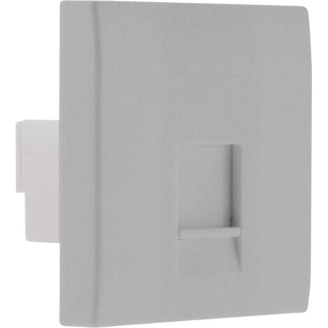 Prise RJ45 Simplea : Encastrée, Blanc, Noir, Argent