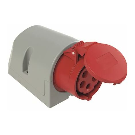 prise saillie - 16a - 3p+n+t - 380 à 415v - ip44 - bizline 701115