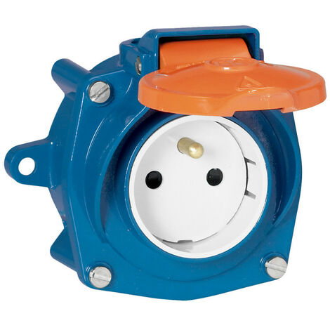 Prise saillie métal Martin Lunel 2P+T IP44 16A 200V à 250V (053900)